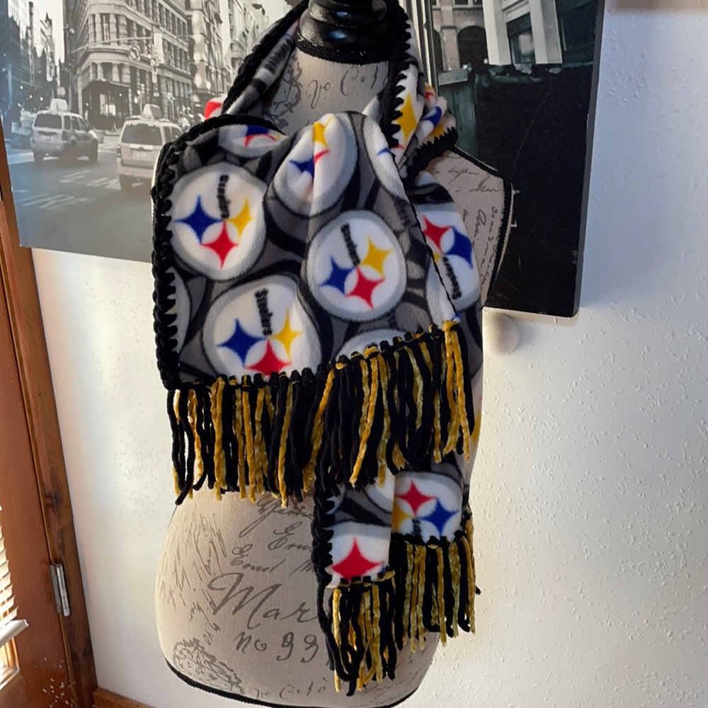 Steelers fleece scarf